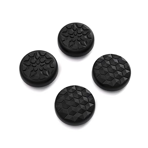 PlayVital Thumb Grip Caps for Steam Deck, Silicone Thumbsticks Grips Joystick Caps for Steam Deck - Diamond Grain & Crack Bomb Design
