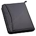 for 3-Ring Zipper Business Leather Portfolio Folder| 1.25
