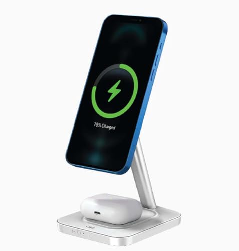 Station de charge sans fil 15W Qi pour charger trois appareils simultanement