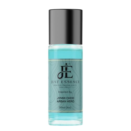 Just Essence Jymmi Choo Arban Hero Fregrance Perfume Oil | Roll On | Premium Quality Concentrated Fragrance | Pure Perfume & Cologne Oil for Personal Body Use | 1 Fl Oz