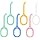 6pcs oval
