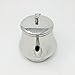 Stainless Steel Gooseneck Tea Pot w/Vented Hinged Lid, 18 Fluid Ounces (2-3 Cups) by Pride Of India