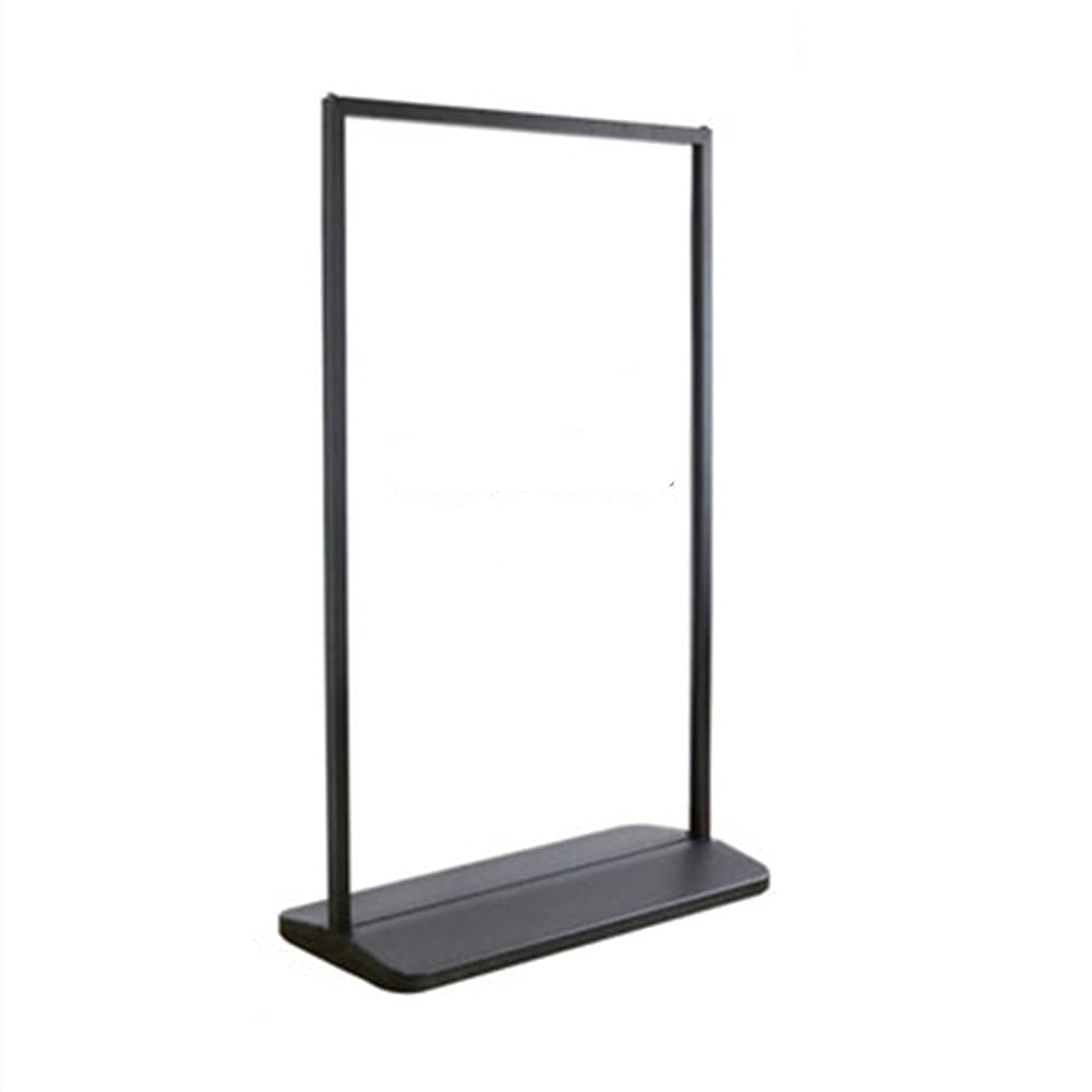 Support vertical pour affiches grand format double face noir