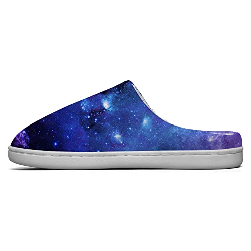 Ciadoon Galaxy Slippers for Women Men House Slippers Memory Foam Fuzzy Slippers Anti-Skid Winter House Shoes Gifts4