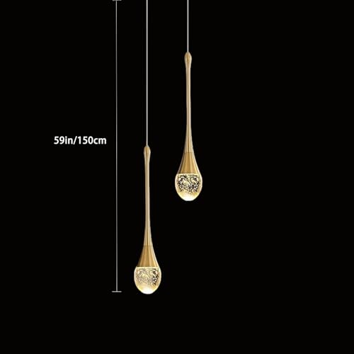 Luces colgantes lámparas de cocina LED regulables para barra y techos modernos 2