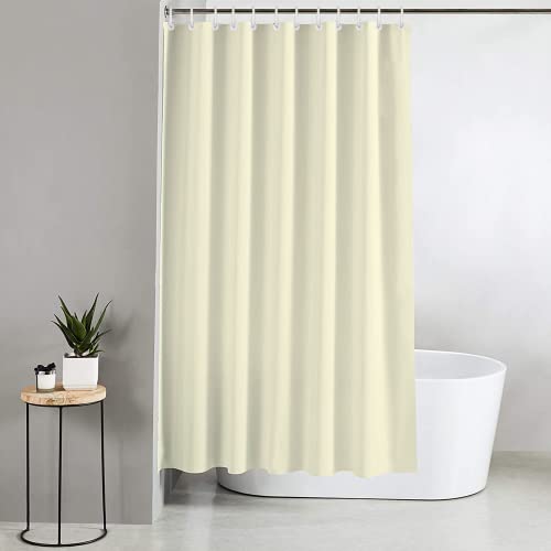 Blue Canyon Plain Shower Curtains, Plain Cream, W 70.9" x L 70.9" (1 Panels)