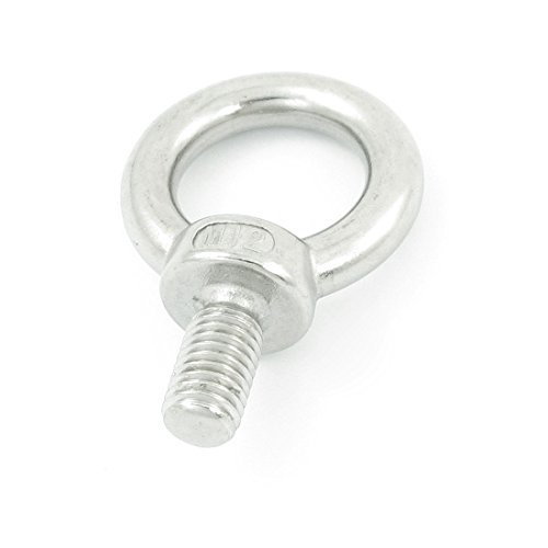 Aexit M12 12mm Rigging Male Thread Stainless Steel Dynamo Eye Bolt Ring Turnbuckles Hardware Tool