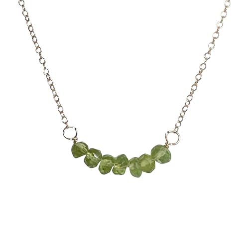 Birthstone Bar Necklace, personalized layered necklace