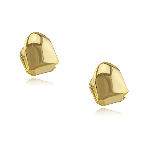 Gold grillz 18k plated teeth for men women, hip hop teeth for rap…