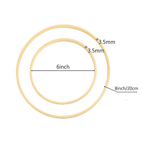 Sntieecr Confezione da 12 anelli a cerchio in