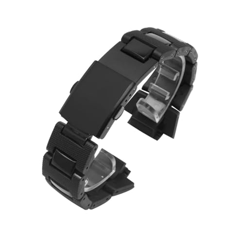 Bracelet 16 mm pour GW-M5610 et DW-5600 en plastique noir avec boucle en acier