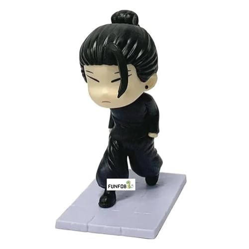 Image of FUNFOB Jujutsu Kaisen Suguru Geto Action Figure Height-11cm Collectible for Anime Fans PVC Multicolour | Geto Angry Mini