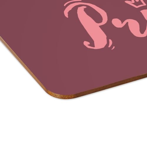 Napperons rouge enfant en liège grand format pour table propre