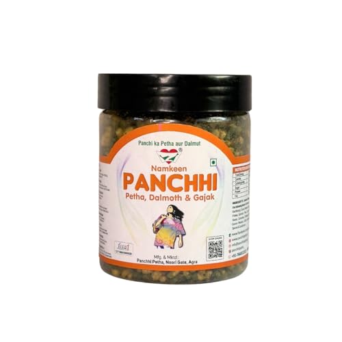 Image of Panchi Hari Moong Namkeen (200gm Pack of 1) Agra Special Crunchy Indian Snack Spicy Tangy and Tasty Made with Premium Ingredients Perfect for Tea Time and Snacking