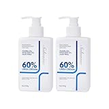 Urea Bodylotion mit 60% Urea Plus 2% Salicylsäure, Bodylotion Trockene Haut, Tiefe Feuchtigkeitsspendende und Schnell Aufnehmende Körperlotion, Body lotion Damen/Herren 300g*2