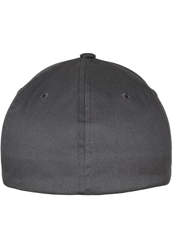 Flexfit Unisex Cap Flexfit Wooly Combed, Unisex Baseballkappe, XS/S, darkgrey