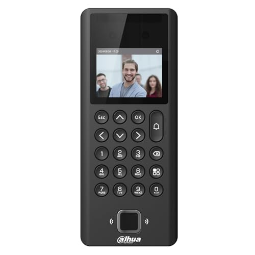 Image of Dahua ASI3204E-W Single Door Face Recognition Access Controller, 2.4 inch Display with 320x240 Resolution, 2-MP Camera Dual-Lens with IR Illumination and DWDR.
