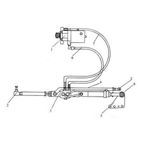 RAParts Fits Massey Ferguson Power Steering Conversion Kit MF 165 175 185 265 275 285 +