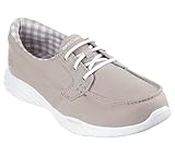 Skechers Damen Ideal für Unterwegs-Küste Bootsschuh, Taupe, 37.5 EU