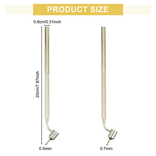 Webeedy HOME-WE0002-30-US31 2Pcs Fine Line Painting Pen (0.5Mm&0.7Mm), Precision Touch Up Paint Detailing Applicator Pen For Rock Chips And Scratch Repair thumb #1