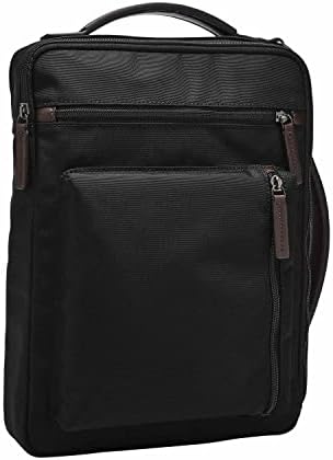 Amazon | [Fossil] メンズ BUCKNER ブラック ナイロン コミューター