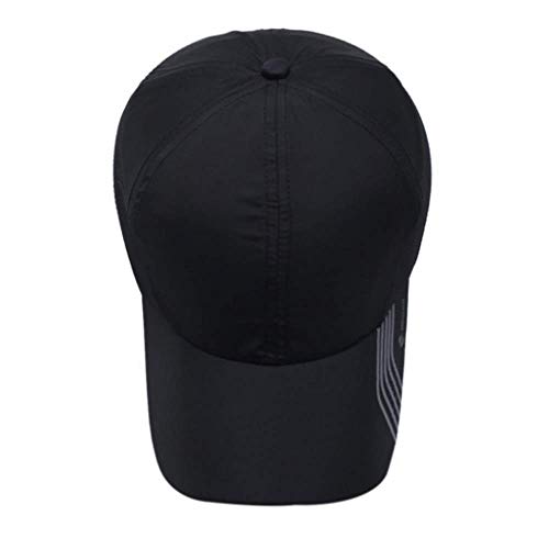 Croogo Sport Sun Cap Summer Quick Drying Sun Hat Uv Protection Outdoor Cap Men Women Baseball Cap Hat Dark Gray #TOP2