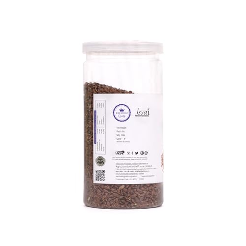 Image of Nature's Park Roasted Flax Seeds 100g - Alsi Seeds for Hair Growth - Rich in Omega 3 Fatty Acids, Magnesium, Phosphorus, Protein, Antioxidants - Source of Iron & Dietary Fibre - Healthy Snacks