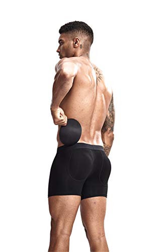 JOCKMAIL Men Boxer Underwear Men's Butt-Enhancing Padded Trunk Removable Padded4