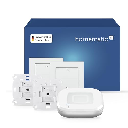 Homematic IP Smart Home Starter Set Rollladensteuerung intelligente Steuerung von Rollläden und Markisen auch per kostenloser App 162171A0