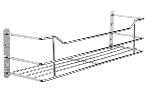 HomesByPlumeria® Stainless Steel Bathroom Shelf I Kitchen Rack I Bathroom Accessories zholder (12 Inches) Chrome Finish, Silver (B0B71MF5SJ) Amazon Price History, Amazon Price Tracker