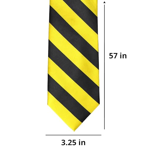 Image of tiemart Men's Striped Tie Standard Length
