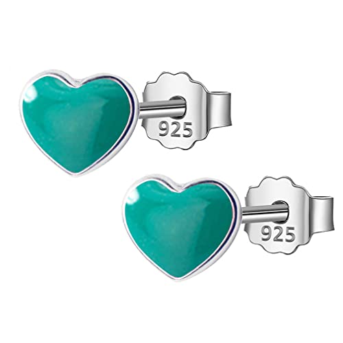 Boucles d'oreilles clous empreintes d'amour rouges ZYFSHA, le symbole d'un lien éternel