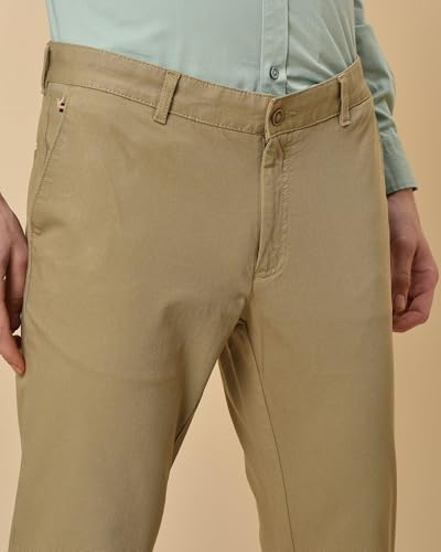 Image of Blackberrys Men's Cotton Blend Slim Casual Trousers