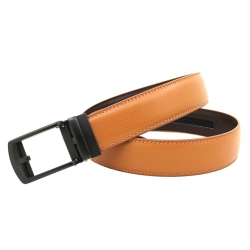 Genuine Leather Alloy Automatic Buckle Business Casual Luxury Belt for Men2