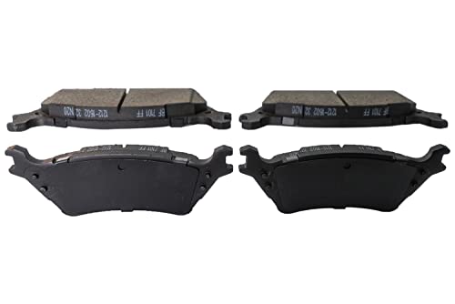 Image of Ceramic Rear Brake Pads Replacement For 2012-2020 Ford F-150 Hardware Kits Included - D1602