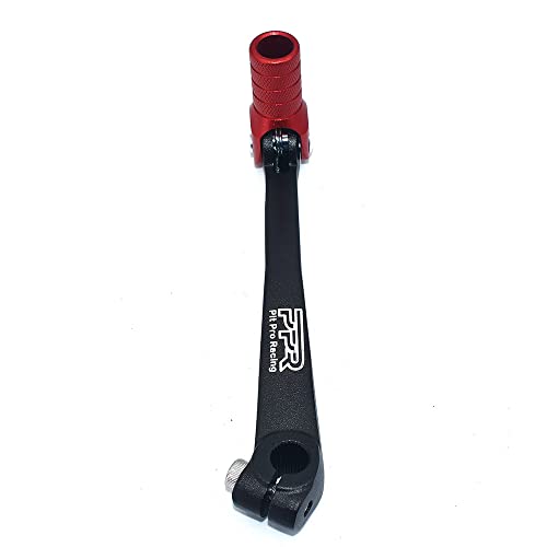 Image of CNC Aluminum Folding Gear Shift Lever, Foldable Gear Shift Lever Fit for 50cc 110cc 250cc Dirt Pit Monkey Bike Motorcycle ATV Quad Accessories Parts (Black&Red)
