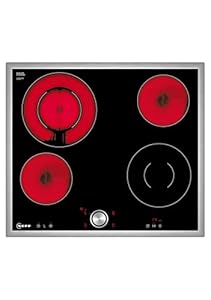 NEFF T16BT60N0, N70, autarkes Elektrokochfeld, Schwarz, 60 cm breit, Made in Germany, TwistPad, Edelstahl-Rahmen, 4 Kochzonen, Amazon Exclusive Edition