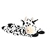Trixie Vache en peluche, 48 cm