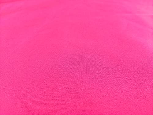 Tissu softshell imperméable rose fluo pour veste de randonnée et sport outdoor