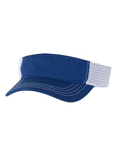 Richardson Trucker Visor Adjustable Royal/ White