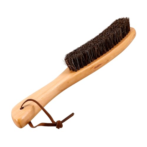 KICHOUSE Wooden Handle Dust Brush Broom for Efficient Cleaning of Beds Furniture Clothes More Handheld Versatile Tool for Home Office and Car Use