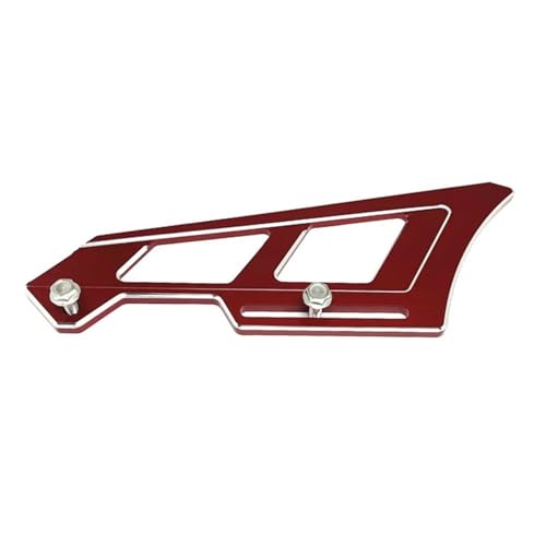 Protection de chaîne CNC Kawasaki KLR650 anti-projection rouge