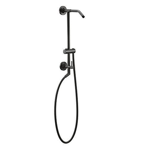 Moen TS3661NHBL Annex Shower Slidebar and Shower Hose System Trim, Valve Required, Matte Black