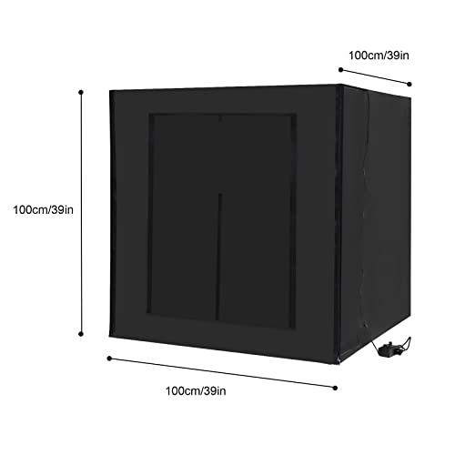 Led Photo Light Box Portable Tent Cube Studio Photography Foldable Shooting Kit Folding Kinds Backgrounds Professional Dimmable Lights Backdrops Soft Processing Triangle Joints?3.3 * 3.3 Feet ?