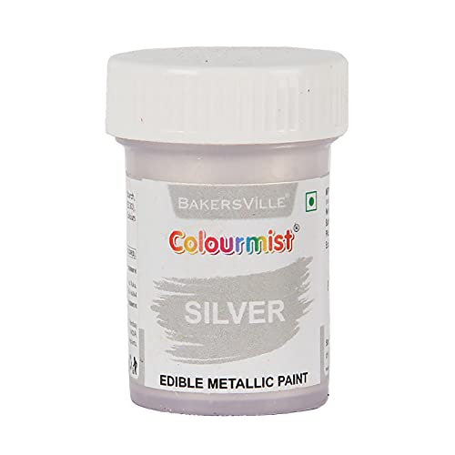 See full amazon price history chart for Colourmist Edible Metallic Paint (Silver), For Cake/Icing/Fondant/Craft, 20Gm Colourmist Edible Metallic Paint (Silver), For Cake/Icing/Fondant/Craft, 20Gm (B09FSNVLX1) Amazon Price History, Amazon Price Tracker