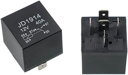 EPLZON JD1914 Relay 12V 40A 5 Pin Car Relay 584416 586147 586224 for Johnson Evinrude OMC Outboard Marine Corp (Pack of 2 Pcs)