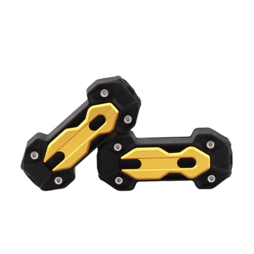 Barre contre les chocs moto avec bloc de protection or premium