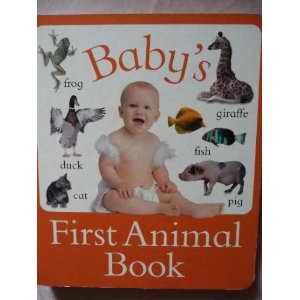 Hardcover Baby's First Animal Book