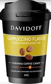 Image of Davidoff Chewing Coffee Candy Cappuccino Flavour 50 g