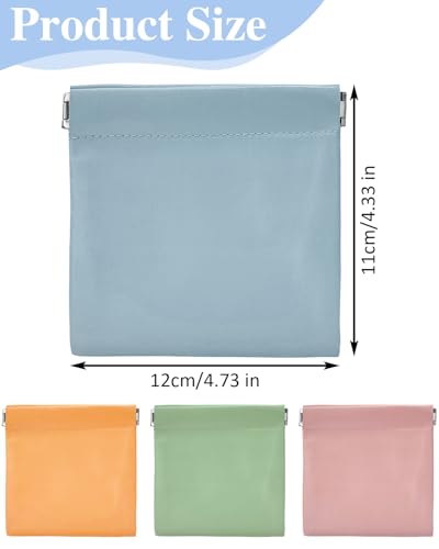 4 Pcs Small Pocket Cosmetic Bag for Purse, Mini Waterproof Lambskin Portable Makeup Bag, Pretty Cute Coin Pouches Lipstick Storage Organizer for Cosmetics Headphones Jewelry2